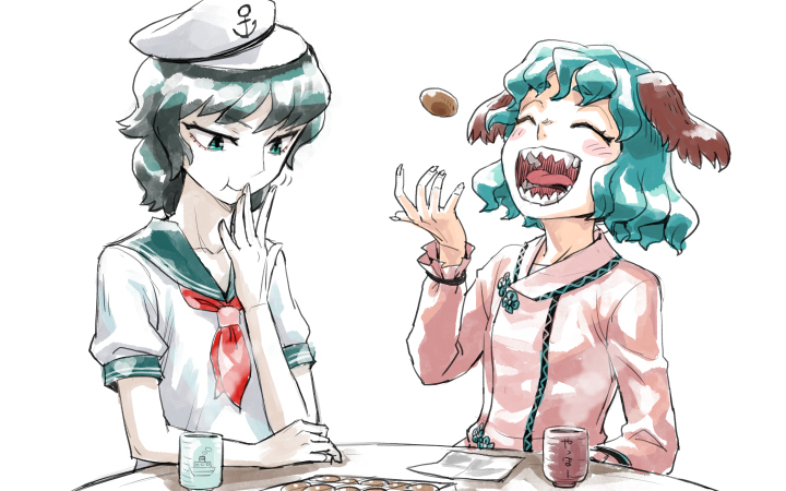 murasa minamitsu and kasodani kyouko (touhou) drawn by meimaru_inuchiyo