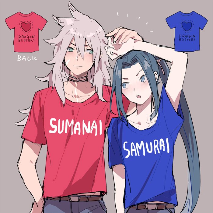 siegfried and sasaki kojirou (fate and 3 more) drawn by miyoshi_(m-mallow)