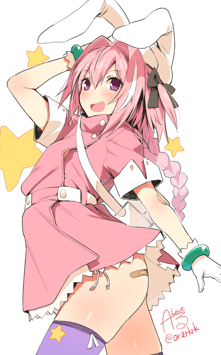 astolfo and nakahara komugi (fate and 2 more) drawn by rkrk