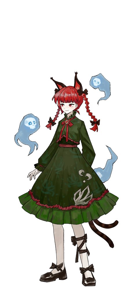 kaenbyou rin (touhou and 2 more) drawn by as-zero