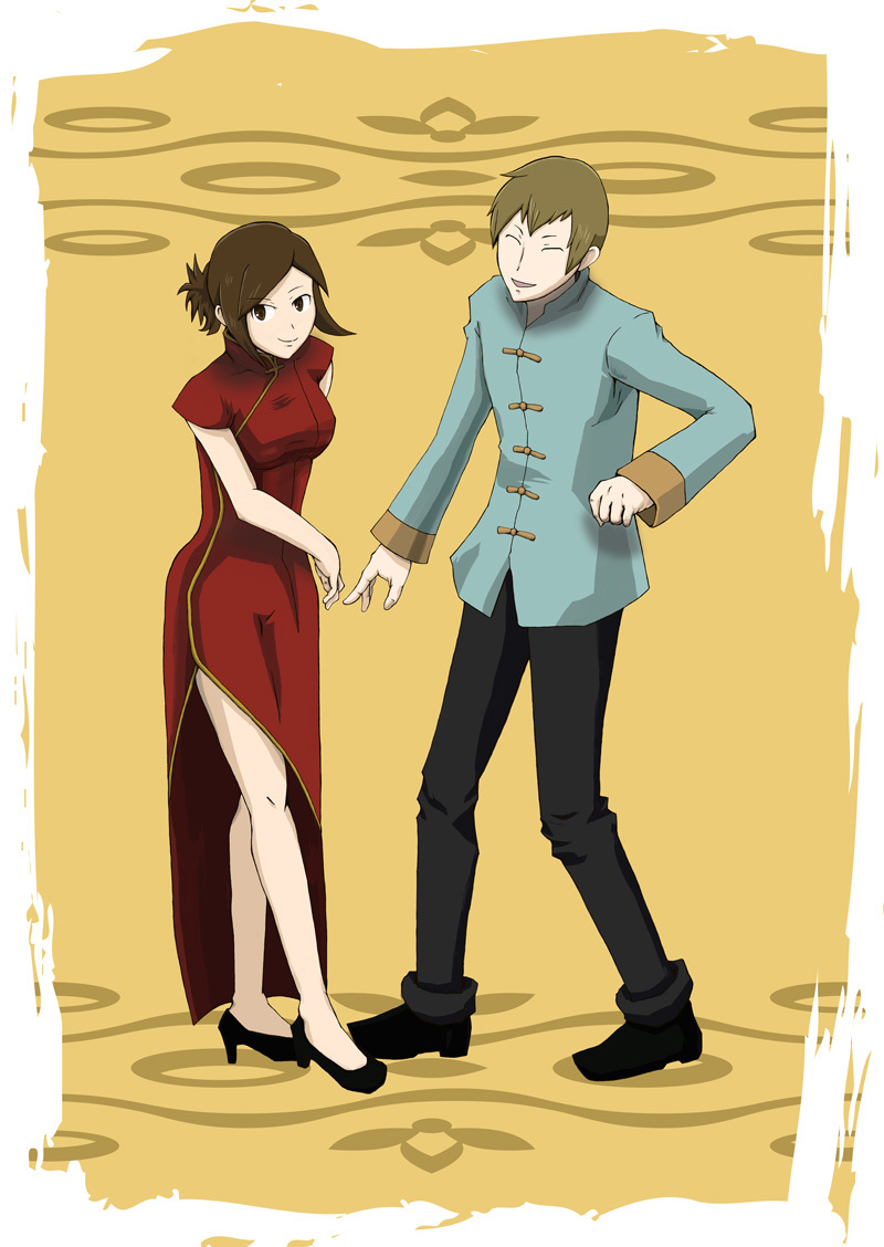 karisawa erika and yumasaki walker (durarara!!) drawn by shiyu_(rsrymmsb-243)