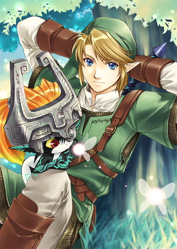 link and midna (the legend of zelda and 1 more) drawn by satsuki_yuu_(awairo)