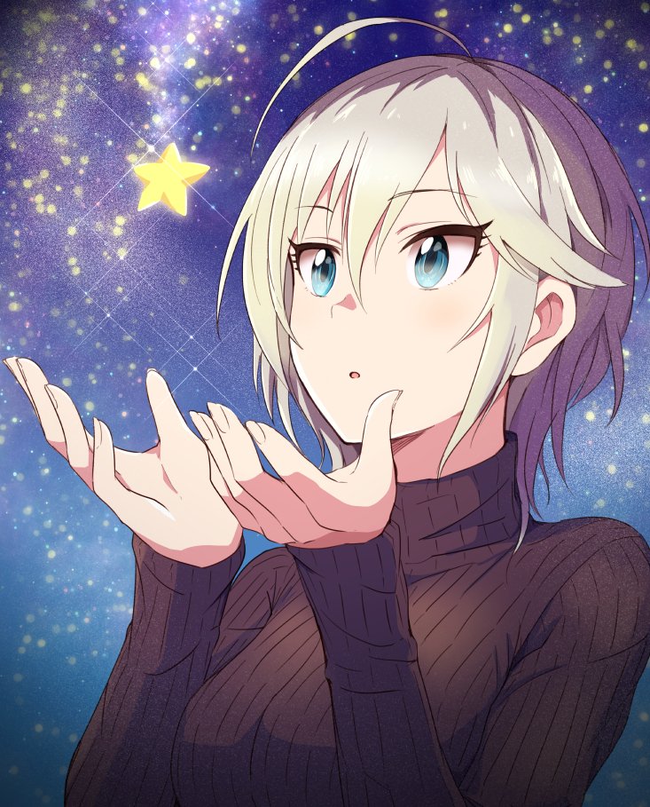 anastasia (idolmaster and 2 more) drawn by keikesu