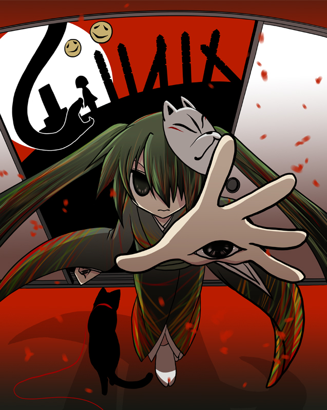 hatsune miku (vocaloid and 1 more) drawn by minamoto_hisanari
