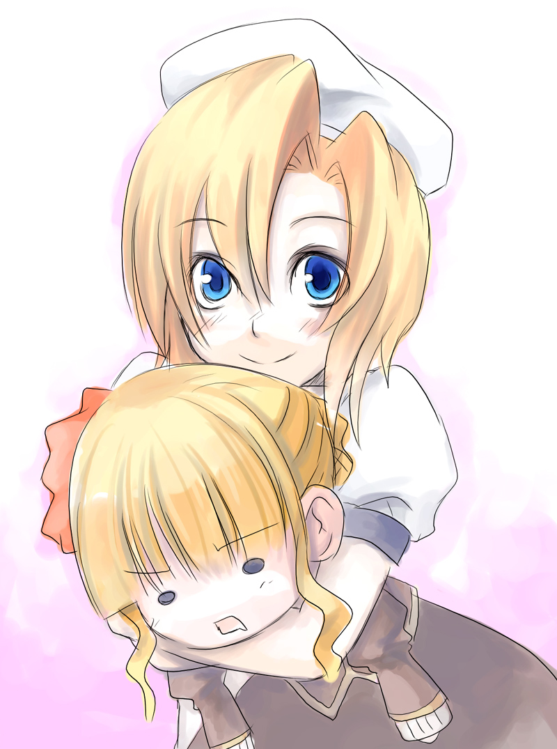ryuuguu rena and beatrice (higurashi no naku koro ni and 1 more) drawn by pochi_(pochi_tama)