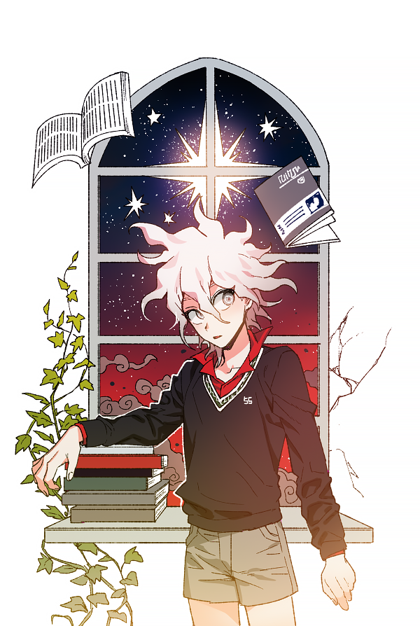 komaeda nagito (danganronpa and 1 more) drawn by uurin