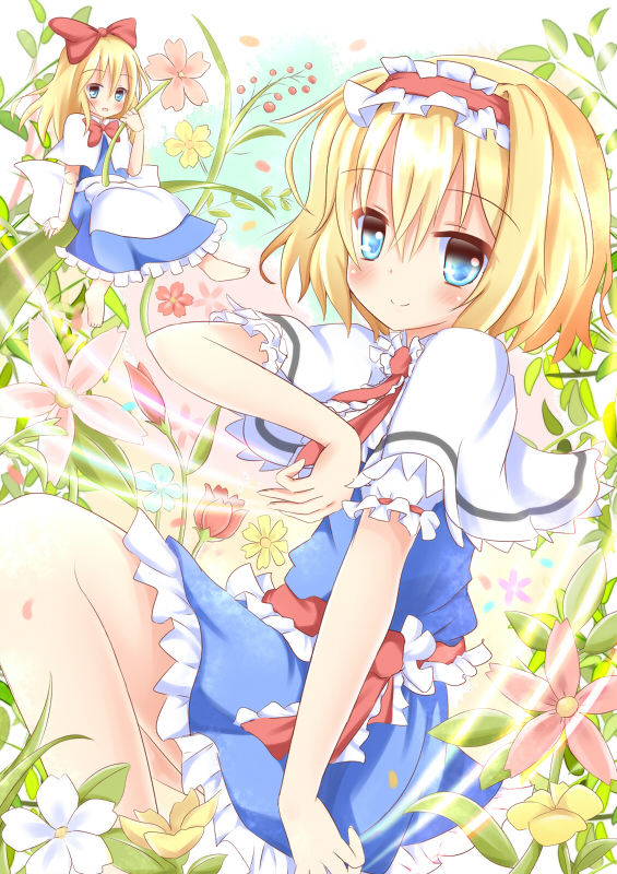 alice margatroid and shanghai doll (touhou) drawn by umi_suzume
