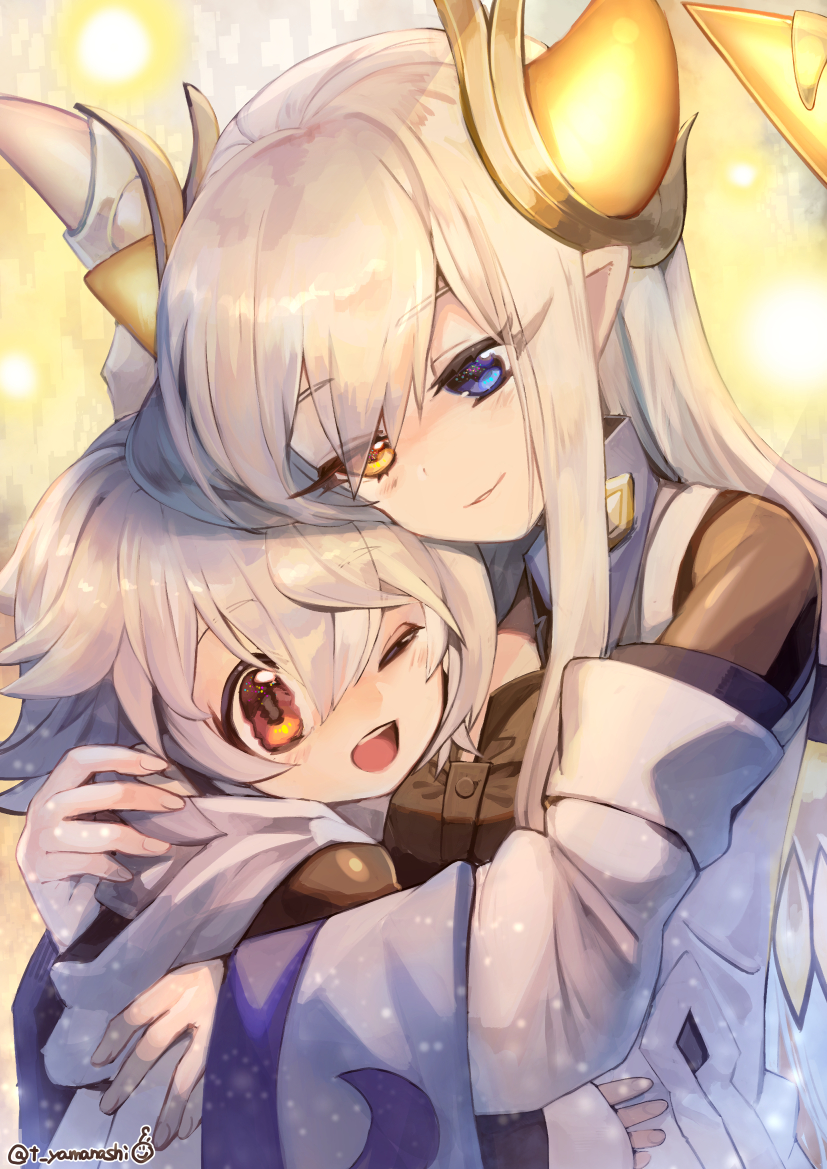 ideal and artura (puzzle & dragons) drawn by yamanashi_taiki