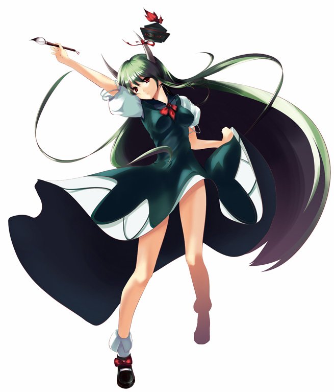 kamishirasawa keine and ex-keine (touhou) drawn by cofepig