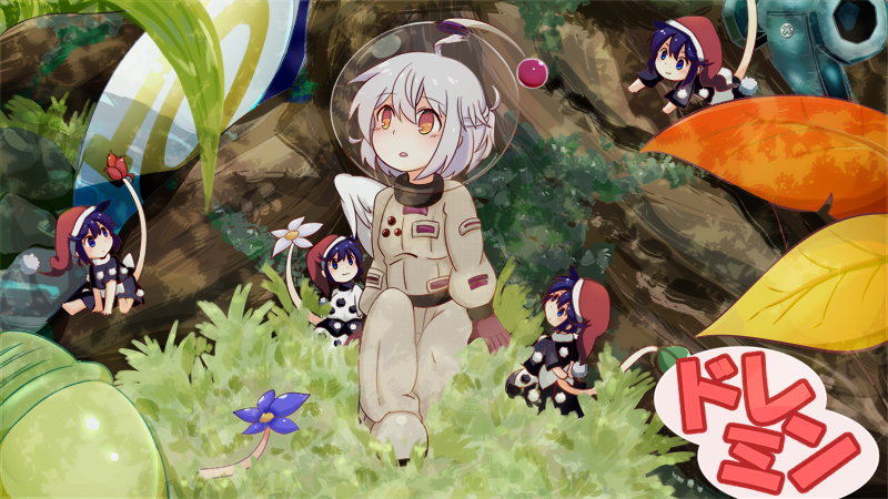 kishin sagume, doremy sweet, and olimar (touhou and 1 more) drawn by buna_shimeji_(keymush)