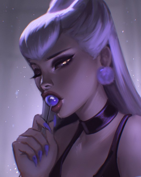 evelynn and k/da all out evelynn (league of legends) drawn by vatheja