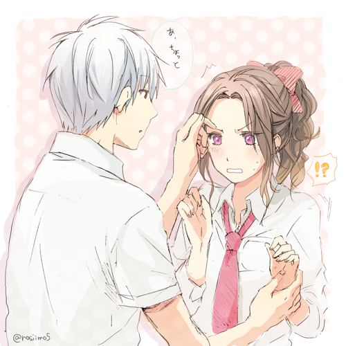 furuichi takayuki and oomori nene (beelzebub) drawn by hoshiimo_(ptm2)