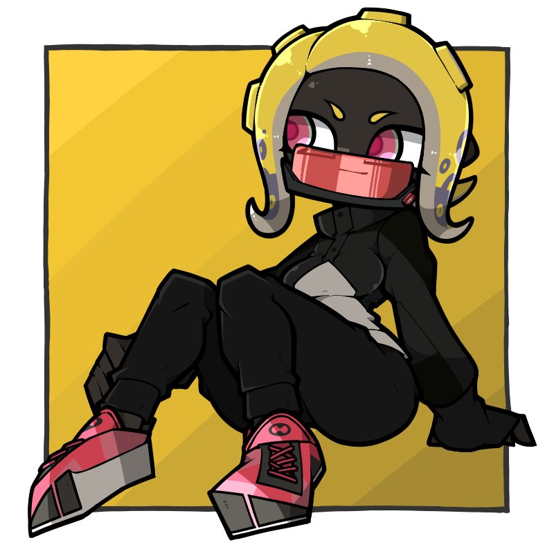 octoling player character and octoling girl (splatoon) drawn by name_omoitukan2