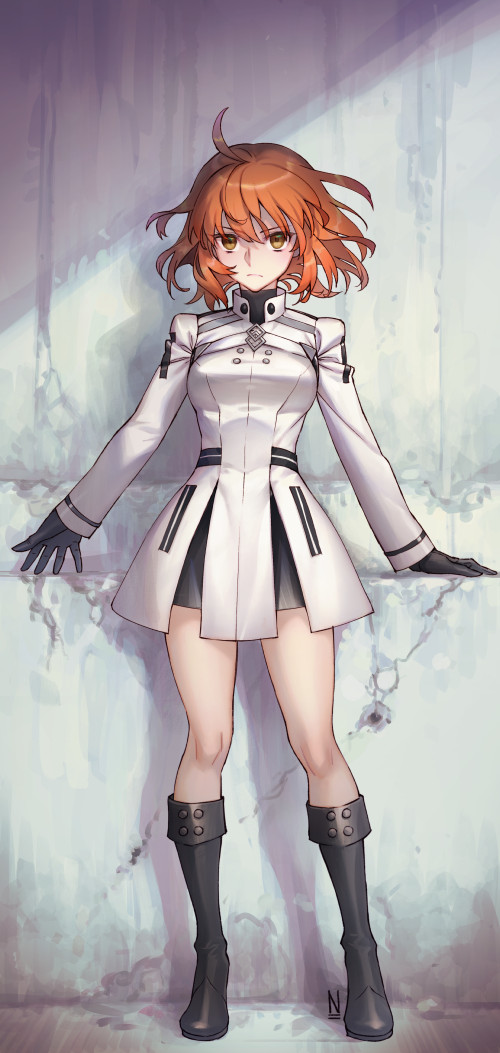fujimaru ritsuka (fate and 1 more) drawn by na222222
