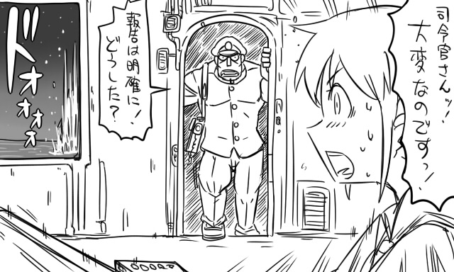 admiral, inazuma, and matsuda chiyohiko (kantai collection) drawn by tonda
