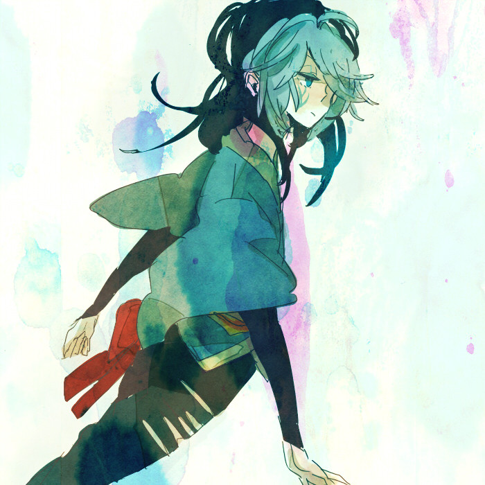 chousokabe motochika (sengoku musou and 1 more) drawn by tarako_supa