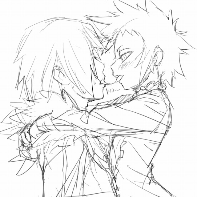 allen walker and road kamelot (d.gray-man) drawn by mosha