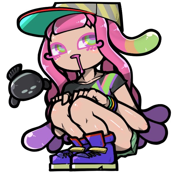 harmony and harmony's clownfish (splatoon) drawn by name_omoitukan2