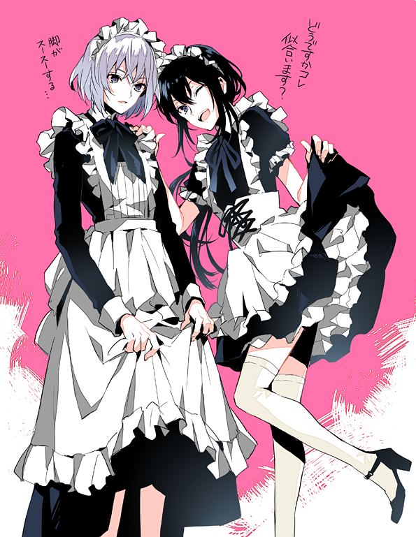 namazuo toushirou and honebami toushirou (touken ranbu) drawn by akke_(akke299)