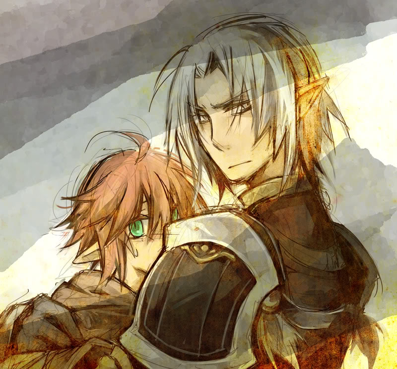 adventurer and red mage (final fantasy and 1 more) drawn by fujiwara_akina
