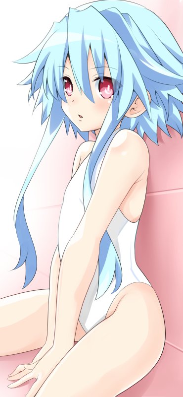 white heart (neptune) drawn by iwashi_dorobou_-r-