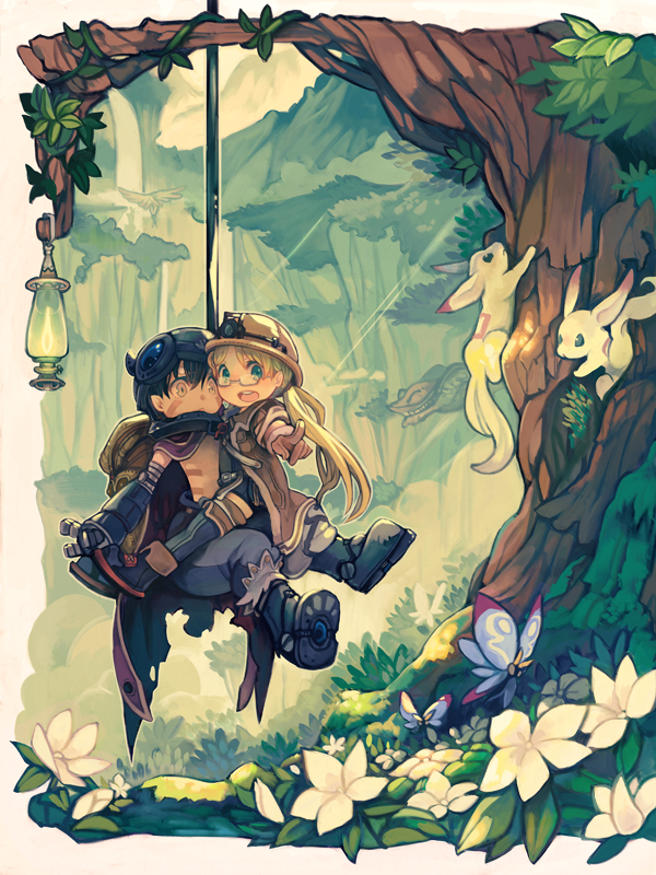 reg and riko (made in abyss) drawn by natsumika