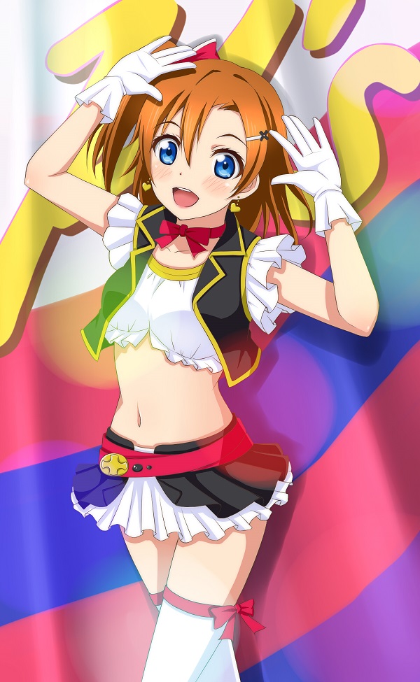 kosaka honoka (love live! and 1 more) drawn by rasielcochma