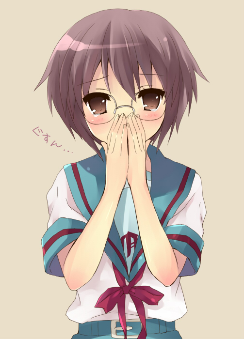 nagato yuki (suzumiya haruhi no yuuutsu) drawn by hijiki_(hijikini)