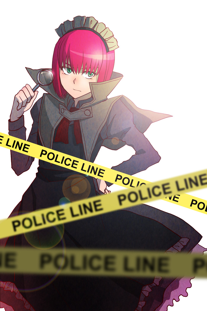 hisui and brainwasher detective (tsukihime and 1 more) drawn by kws