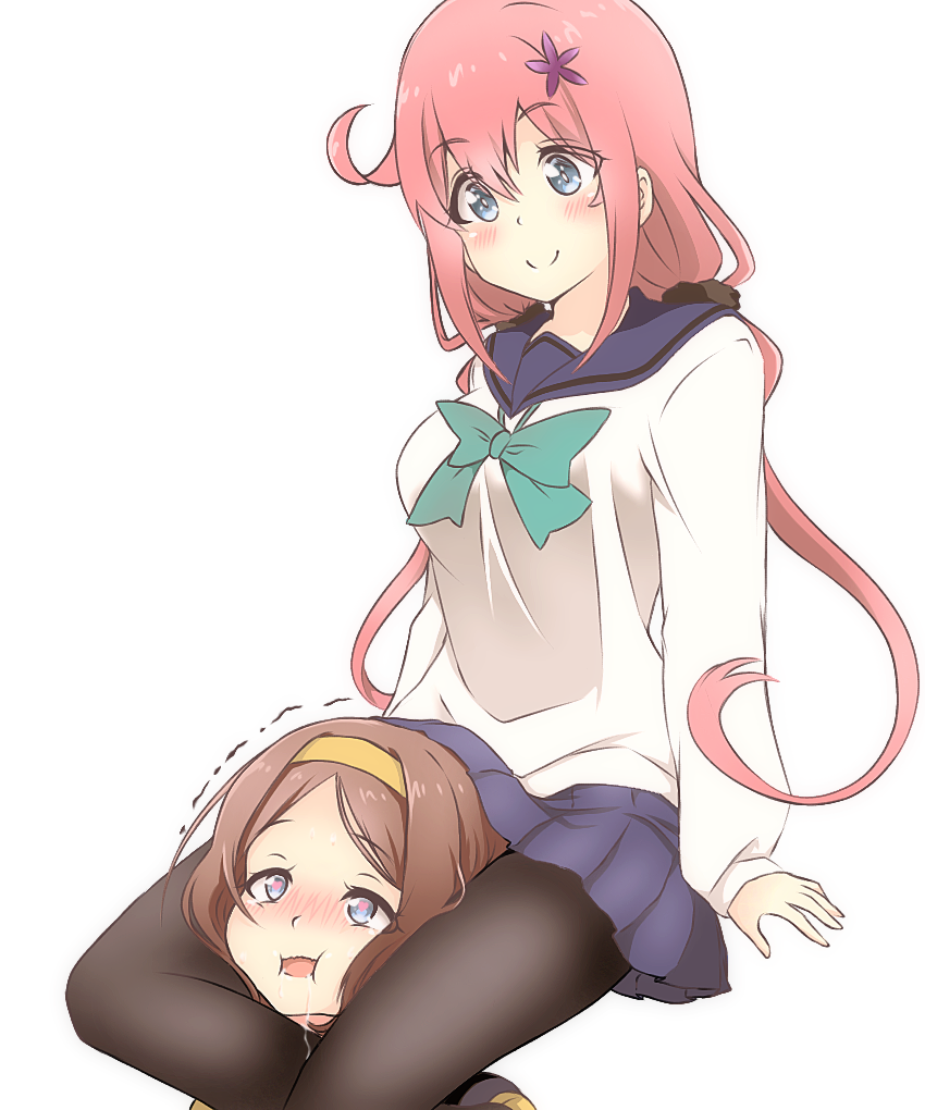 sakura ino and honmachi tone (ochikobore fruit tart) drawn by hitorilily