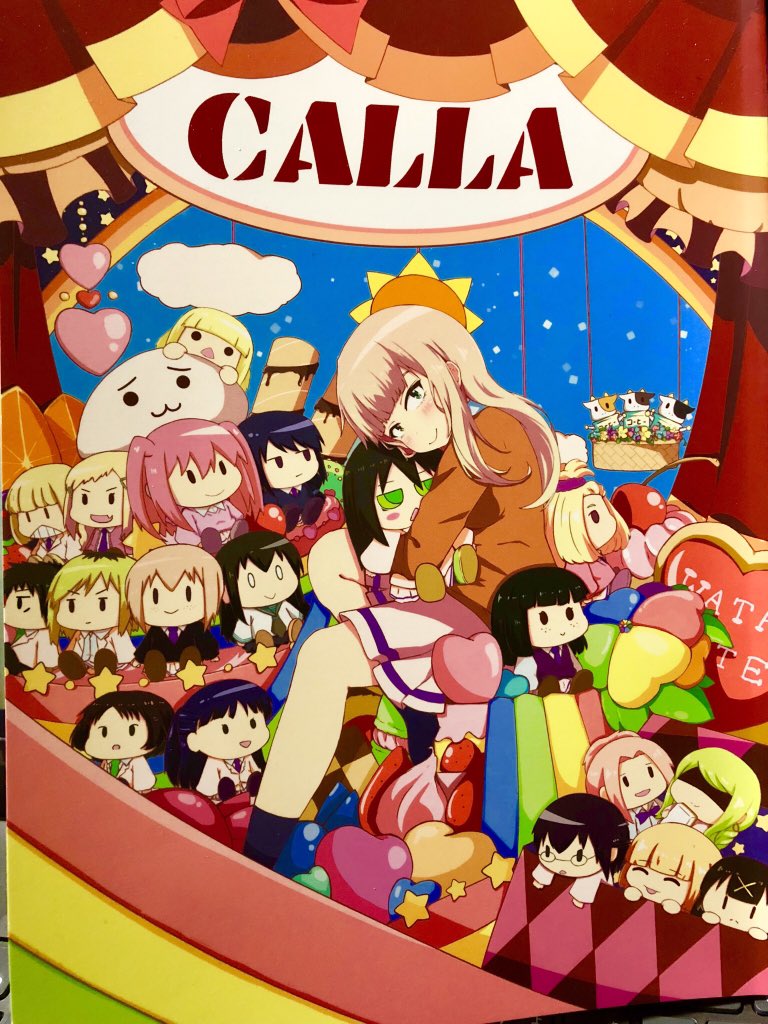 kuroki tomoko, tamura yuri, katou asuka, nemoto hina, uchi emiri, and 17 more (watashi ga motenai no wa dou kangaetemo omaera ga warui! and 1 more) drawn by mochamillll