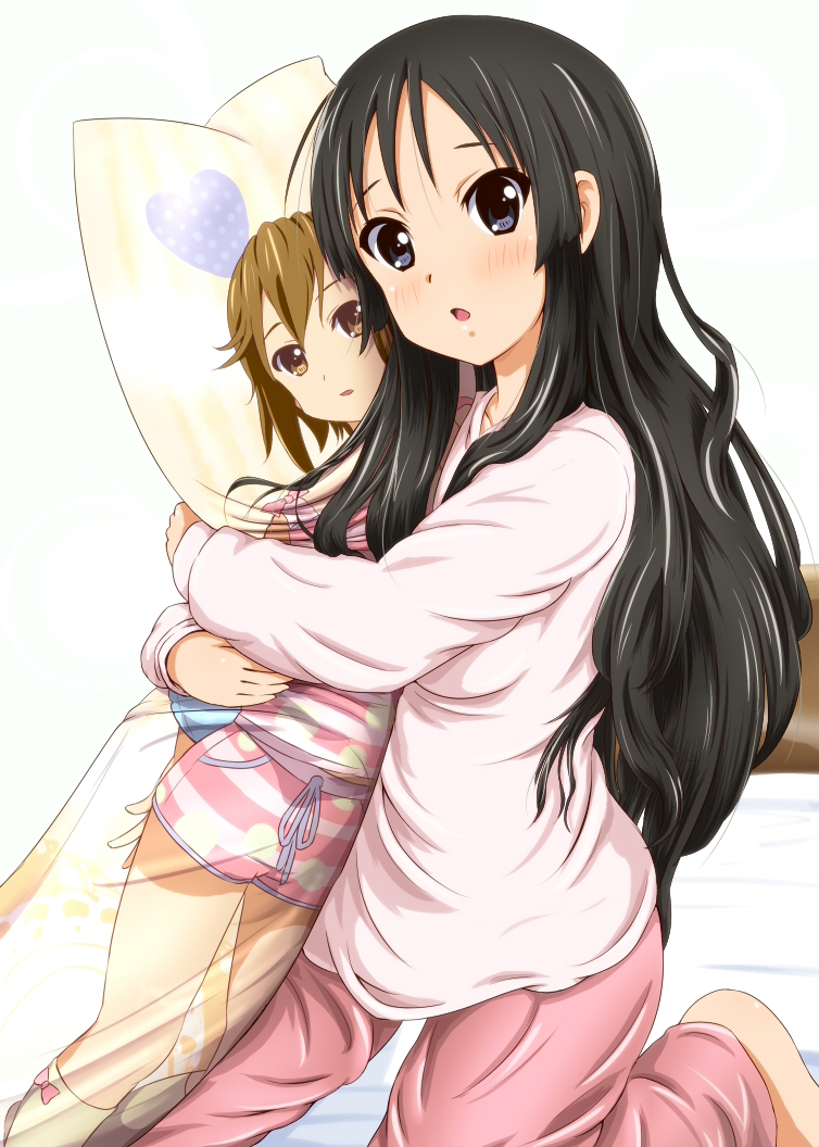 akiyama mio and tainaka ritsu (k-on!) drawn by diesel-turbo