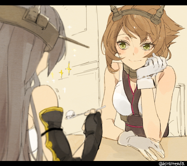 nagato and mutsu (kantai collection) drawn by hita_(hitapita)
