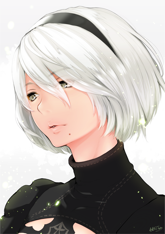 2b (nier and 1 more) drawn by nanahime