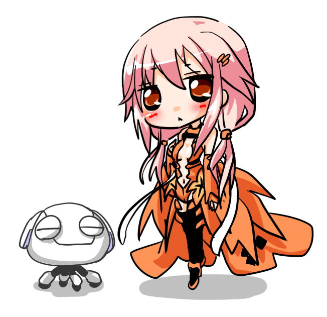 yuzuriha inori and fyu-neru (guilty crown) drawn by soutsuki_naru