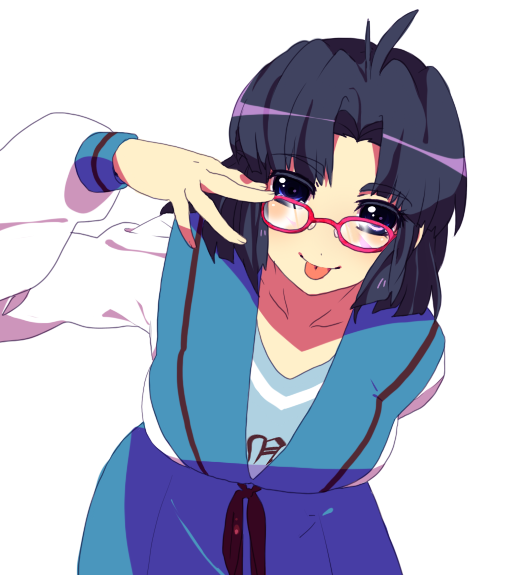 asakura ryoko (suzumiya haruhi no yuuutsu) drawn by tashimo