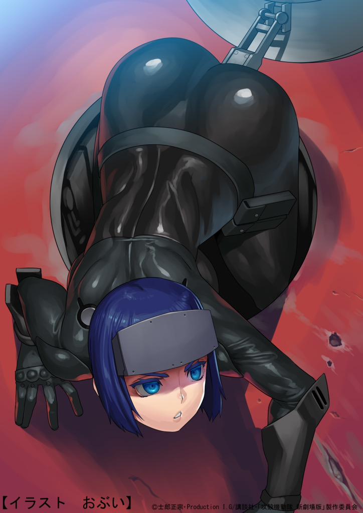 kusanagi motoko (ghost in the shell and 1 more) drawn by obui