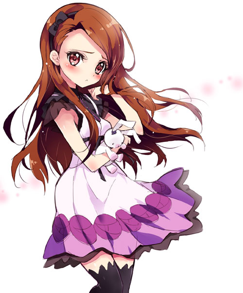minase iori and usa-chan (idolmaster) drawn by yukiwo