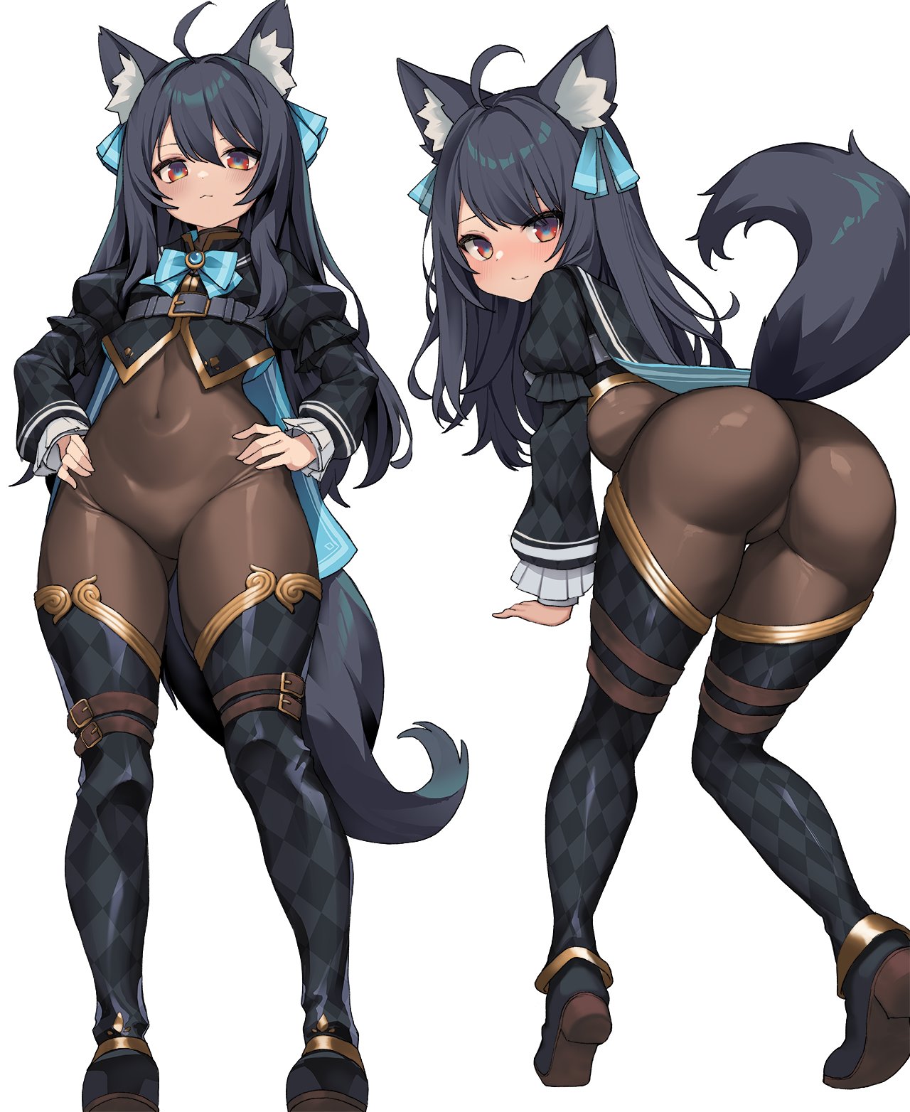 ポーズ　エロMMD svartlilja (original and 1 more) drawn by akahara_tyun | Danbooru