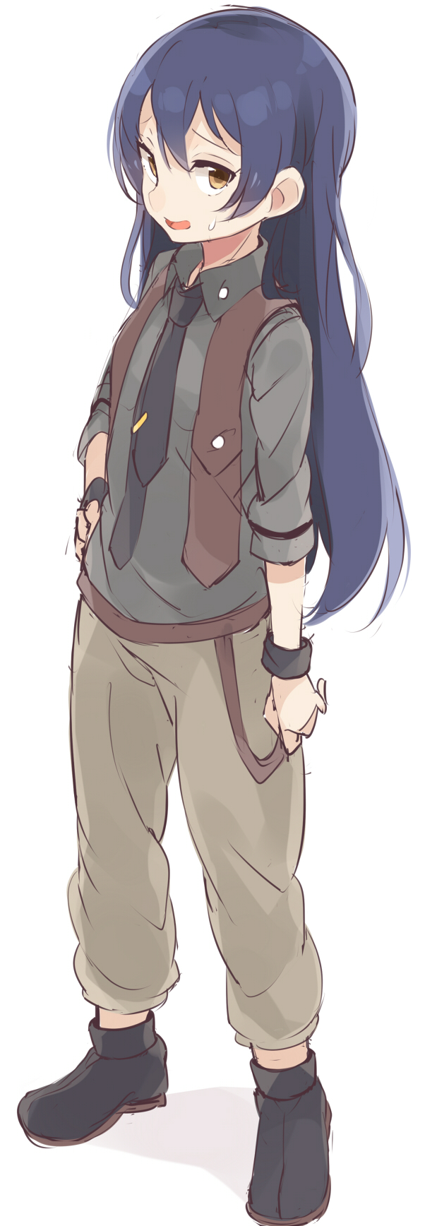 sonoda umi (love live! and 1 more) drawn by totoki86
