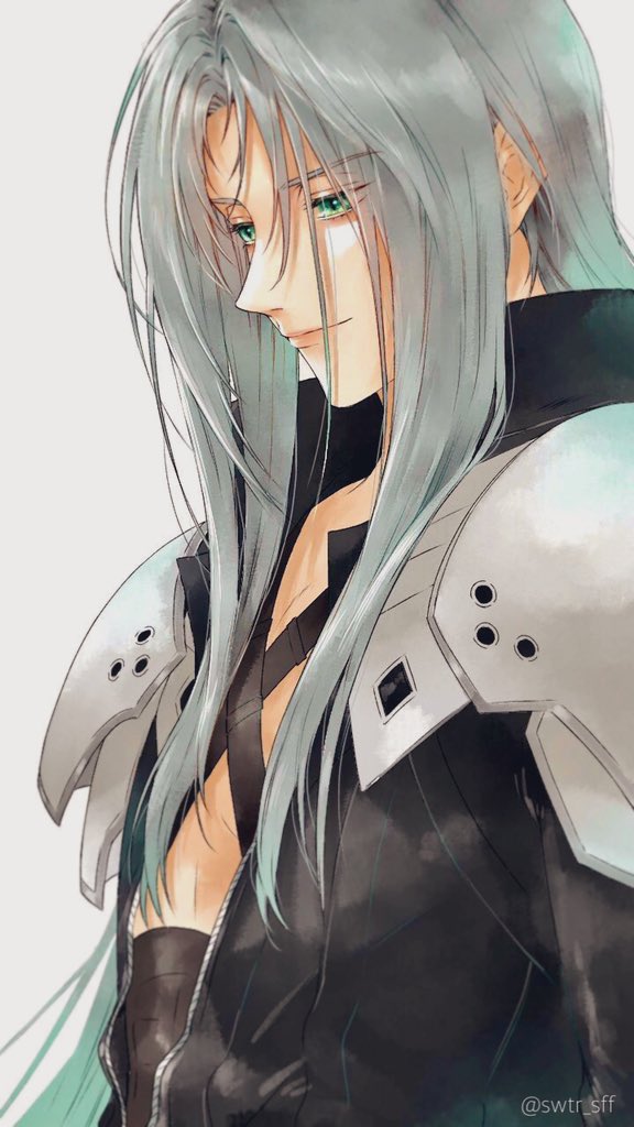 sephiroth (final fantasy and 2 more) drawn by 3wa_tari