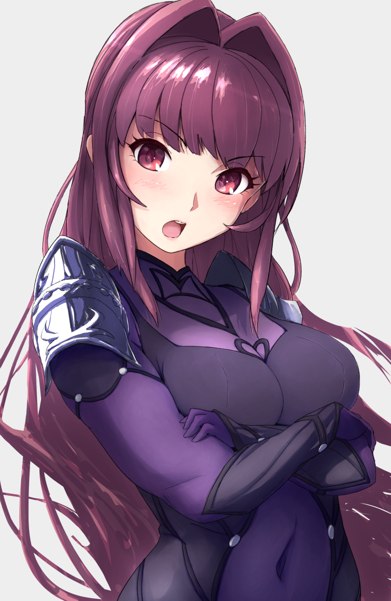 scathach (fate and 1 more) drawn by yuipumo