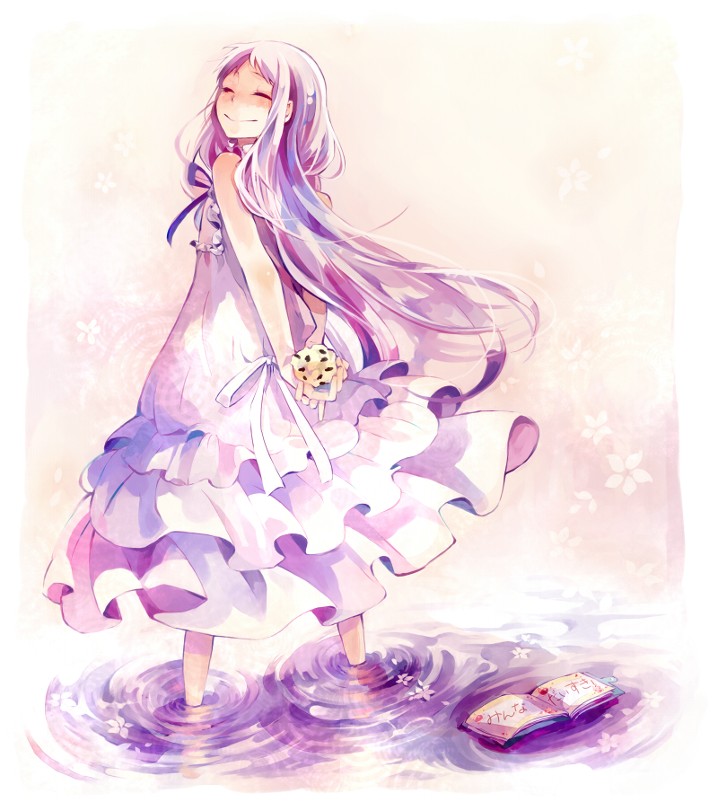honma meiko (ano hi mita hana no namae wo bokutachi wa mada shiranai.) drawn by nozaki_tsubata