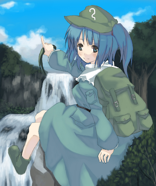 kawashiro nitori (touhou) drawn by ken_(coffee_michikusa)
