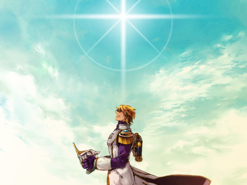 keith goodman and sky high (tiger & bunny) drawn by scr.e