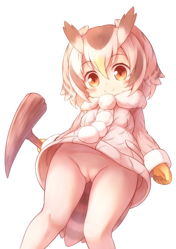northern white-faced owl (kemono friends) drawn by matsuu_(akiomoi)