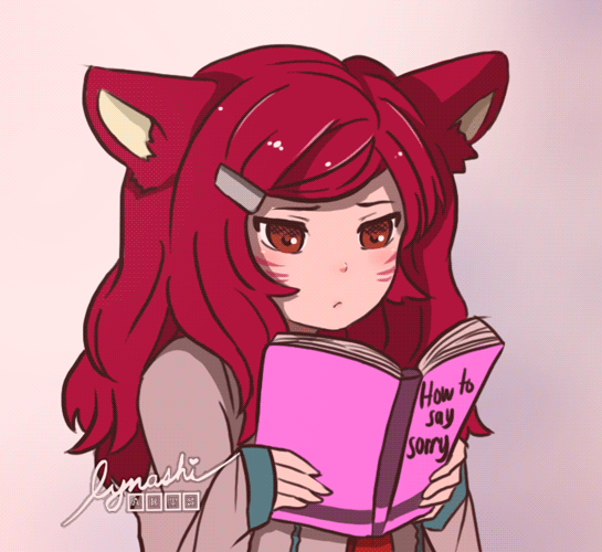 ahri and academy ahri (league of legends) drawn by lynashi