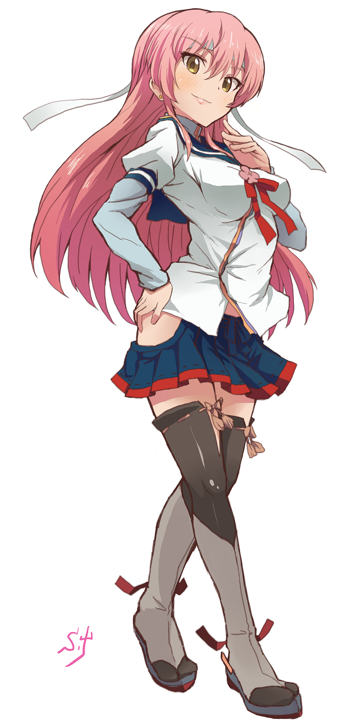 akashi and jougasaki mika (kantai collection and 2 more) drawn by shift_(waage)
