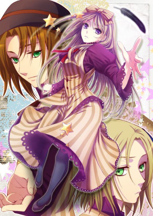 belarus, lithuania, and poland (axis powers hetalia) drawn by sasano_shiki