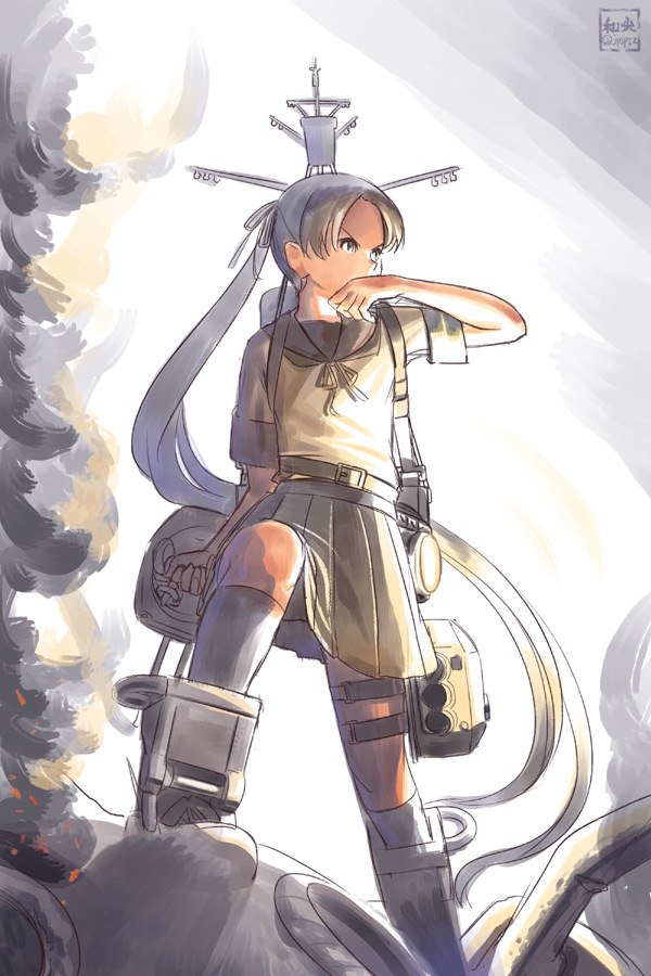 ayanami and ayanami kai ni (kantai collection) drawn by nogiguchi_kohiro